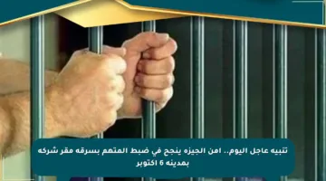 تنبيه عاجل اليوم.. أمن الجيزة ينجح في ضبط المتهم بسرقة مقر شركة بمدينة 6 أكتوبر